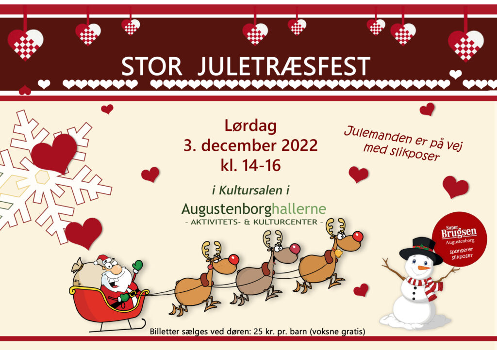 Augustenborghallerne: Stor juletræsfest